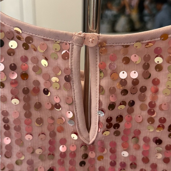 Girls’ Sequin Shift Dress – Vintage Pink – Size Large (10-12) - Valentine’s Day - Picture 7 of 10